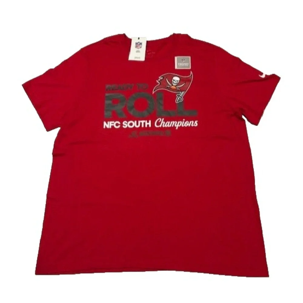 Nike NFL Tampa Bay Buccaneers 2024 NFC South Champions Red T-Shirt‎ - Size XL